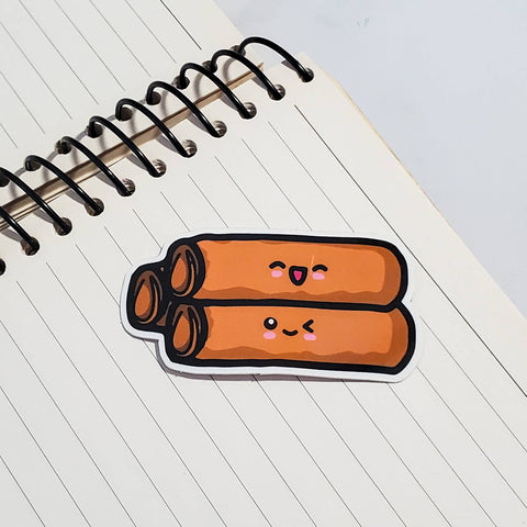 Egg Roll Vinyl Sticker | Spring Egg roll Asian Food decal