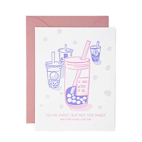 Boba Not Too Sweet