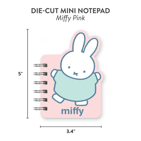 Miffy Pink Die-Cut Mini Notepad