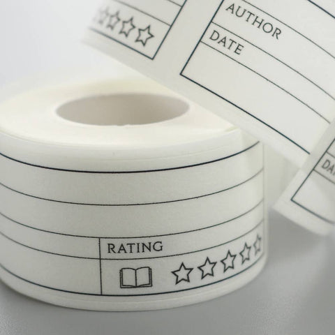 LAOMIS 5 Star Book, Reading Rating Writable Washi Stickers