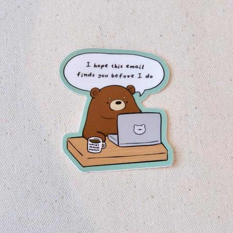 Corporate Bear Sticker