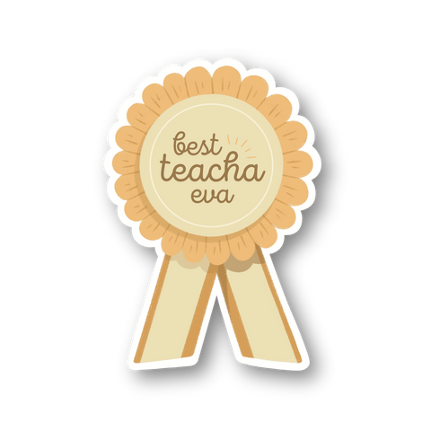 Bestest Teacha Eva Sticker Pack