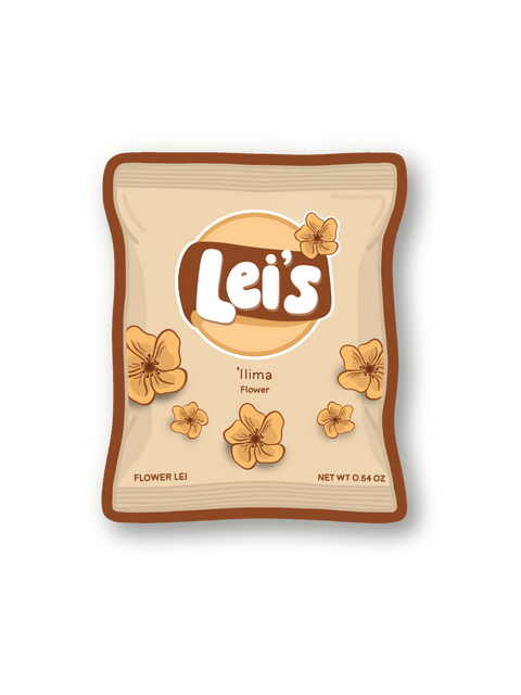 Bag of Lei's Sticker - ʻIlima