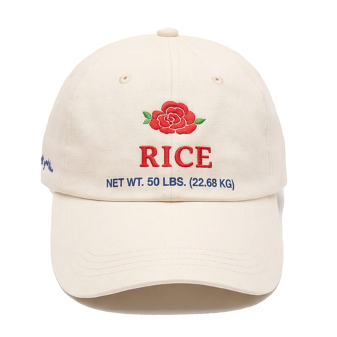 Rice Embroidered Baseball Cap