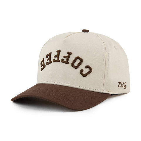 Coffee Upside Down A-Frame Snapback Hat (Natural / Brown) – LIMITED EDITION