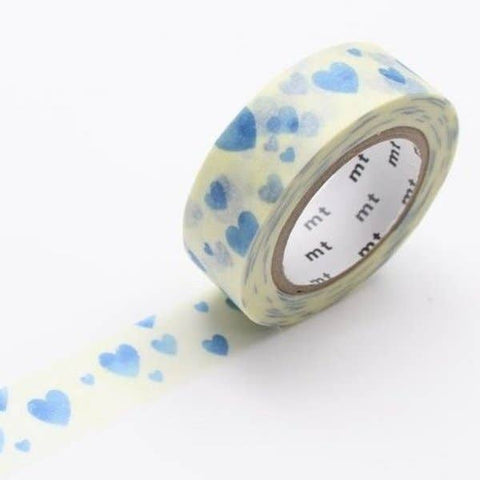 Tape Single: Heart Stamp Blue