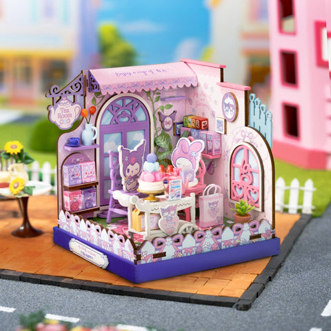 My Melody and Kuromi Tea Party - DIY Miniature House Kit