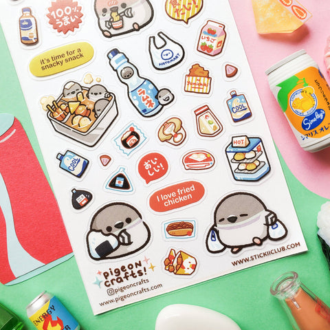 Snacky Snack Time Sticker Sheet