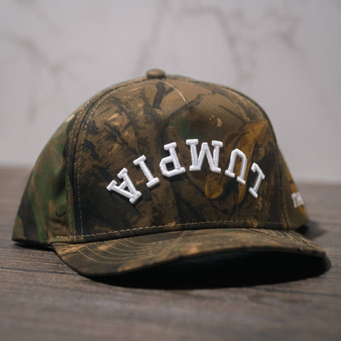 Lumpia Upside Down A-Frame Snapback Hat (Tree Camo) – LIMITED EDITION