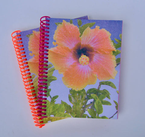 Hibiscus Spiral Bound Riso Lined Notebook