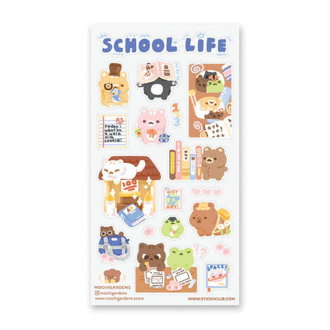 School Days Sticker Sheet