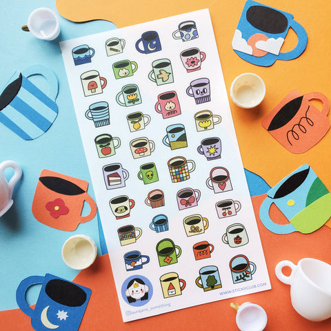 Fun Mugs Sticker Sheet