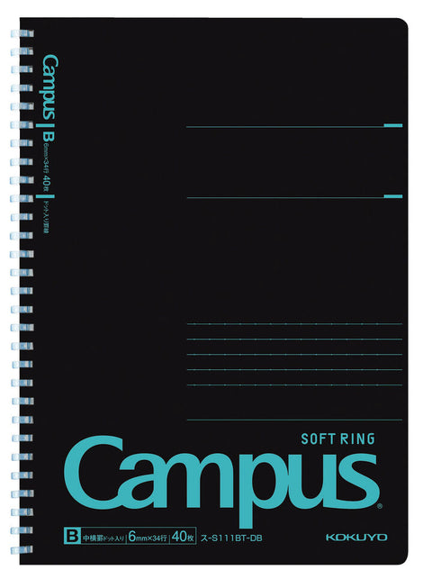 Kokuyo Campus Soft Ring Notebook — B5
