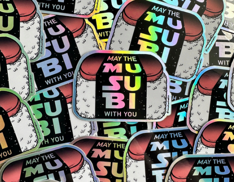 May the Musubi With You Sticker