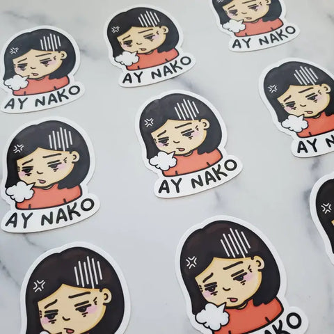 Ay Nako Sticker, Funny Filipino Mom sticker, Filipino decal