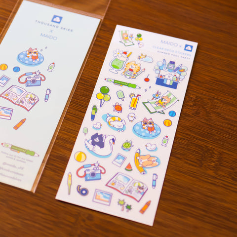 Sticker Sheet - Summer Pool Party