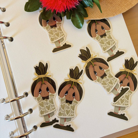 Little Miss Laulau Sticker