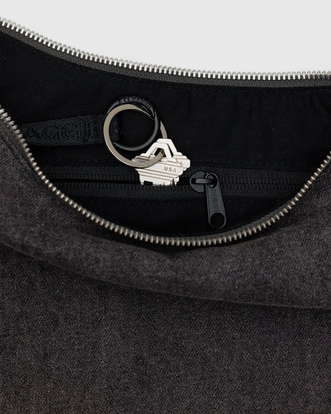 Medium Nylon Crescent Bag