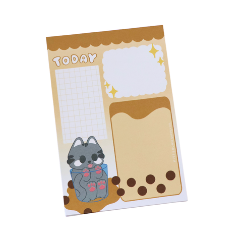 Boba Cat Notepad