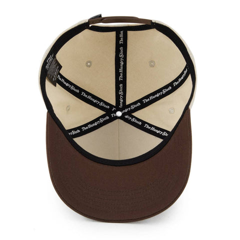 Coffee Upside Down A-Frame Snapback Hat (Natural / Brown) – LIMITED EDITION
