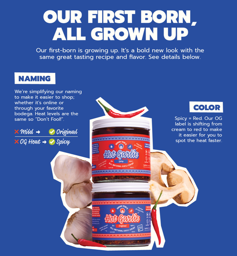 Hot Garlic Chili Crisp - ORIGINAL - All Natural