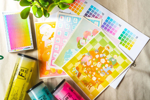 Dining Table Games Print