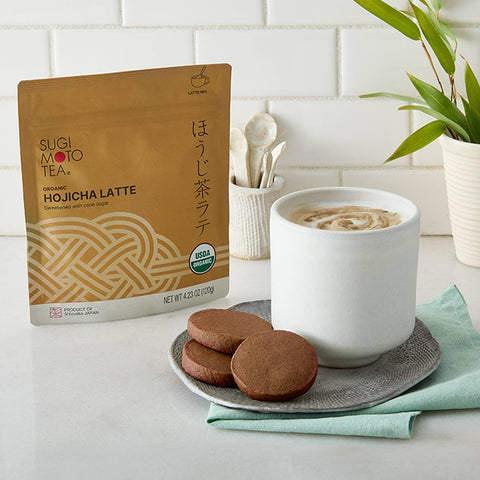 Organic Hojicha (Roasted Japanese Green Tea) Latte Mix Pouch