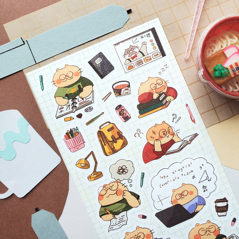 Smarty Cats Sticker Sheet