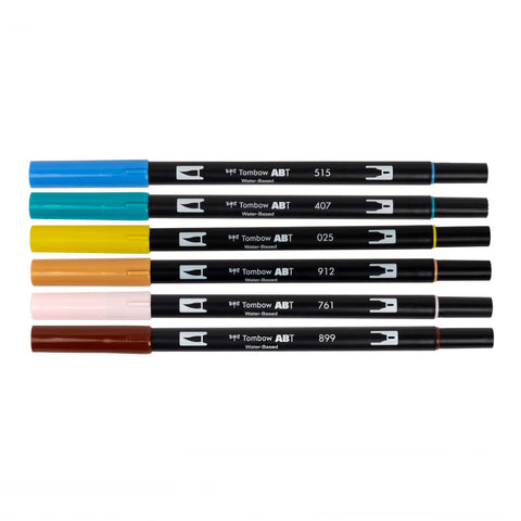Limited Edition Dual Brush Pen Art Markers, Manga Illustration, Bird