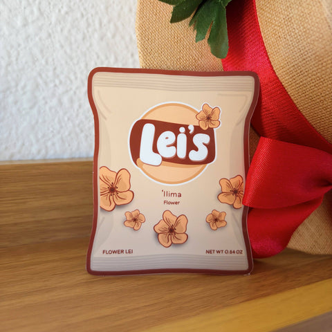 Bag of Lei's Sticker - ʻIlima