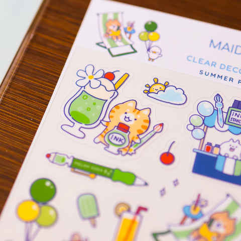 Sticker Sheet - Summer Pool Party