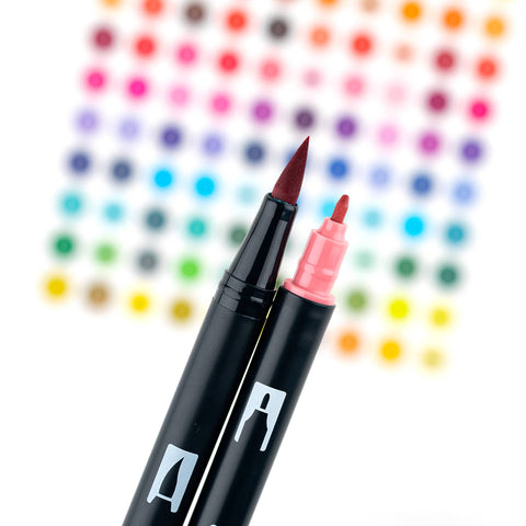 Limited Edition Dual Brush Pen Art Markers, Manga Illustration, Moon