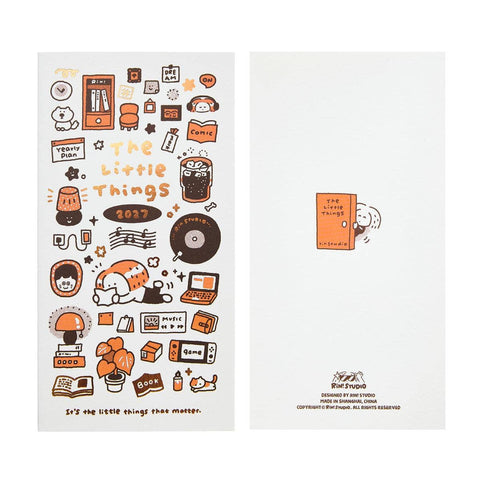 The 2027 Monthly Planner Insert For Travelers Notebook, Tn Size Monthly Schedule Book, Kawaii Dated Refill, The Little Things - Rin! Studio