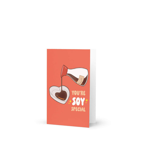 Soy Special | Heart Soy Sauce Funny I Love You Card for Her