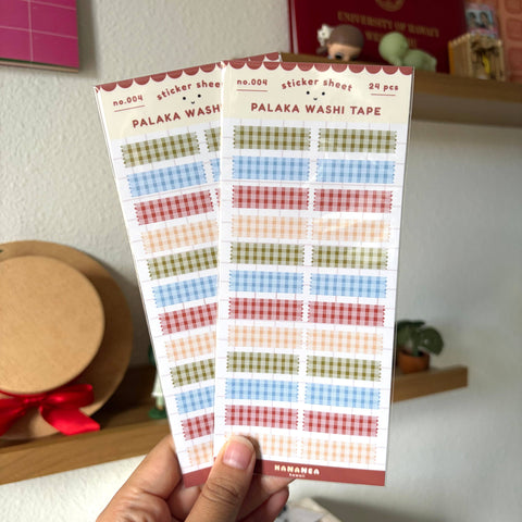 Palaka Washi Tape Sticker Sheet