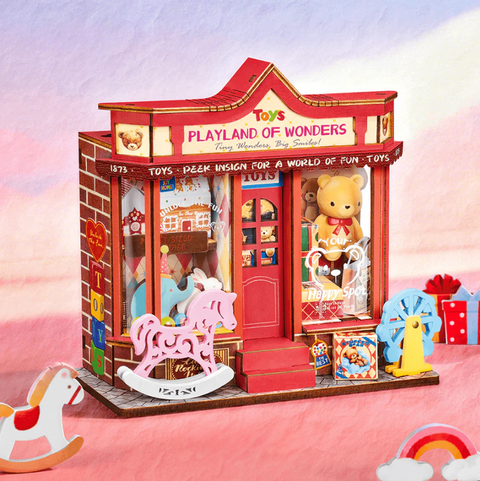 DIY Miniature House Kit: Toy Store