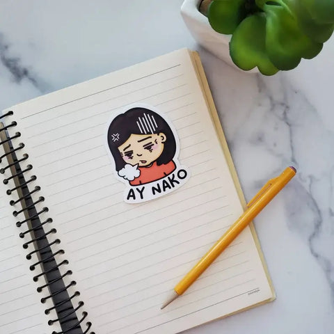 Ay Nako Sticker, Funny Filipino Mom sticker, Filipino decal