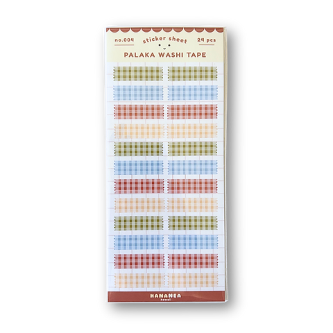 Palaka Washi Tape Sticker Sheet
