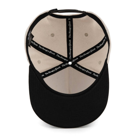 Adobo Upside Down A-Frame Snapback Hat (Off-White / Black)