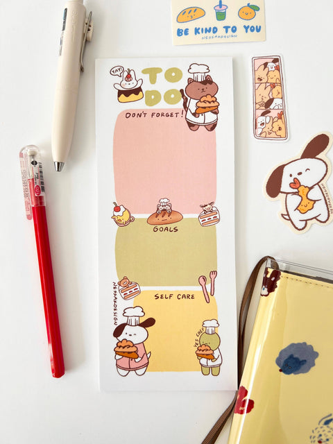 Cute to do note pad