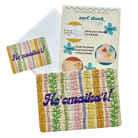 Hoʻomaikaʻi (Congratulations) Postcard Puzzle