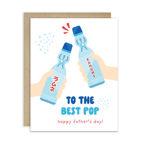 Pop Father's Day Card | Funny Japanese Soda Pun for Best Dad